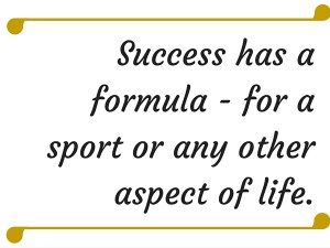 Success has a formula