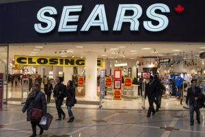 Closing Sears store in Toronto